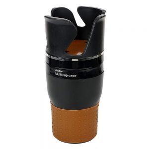 5 in 1 Car Cup/Car Sunglass/Car Mobile Holder Storage Cup Holder (Color: Brown; Black) (Pack of 1)